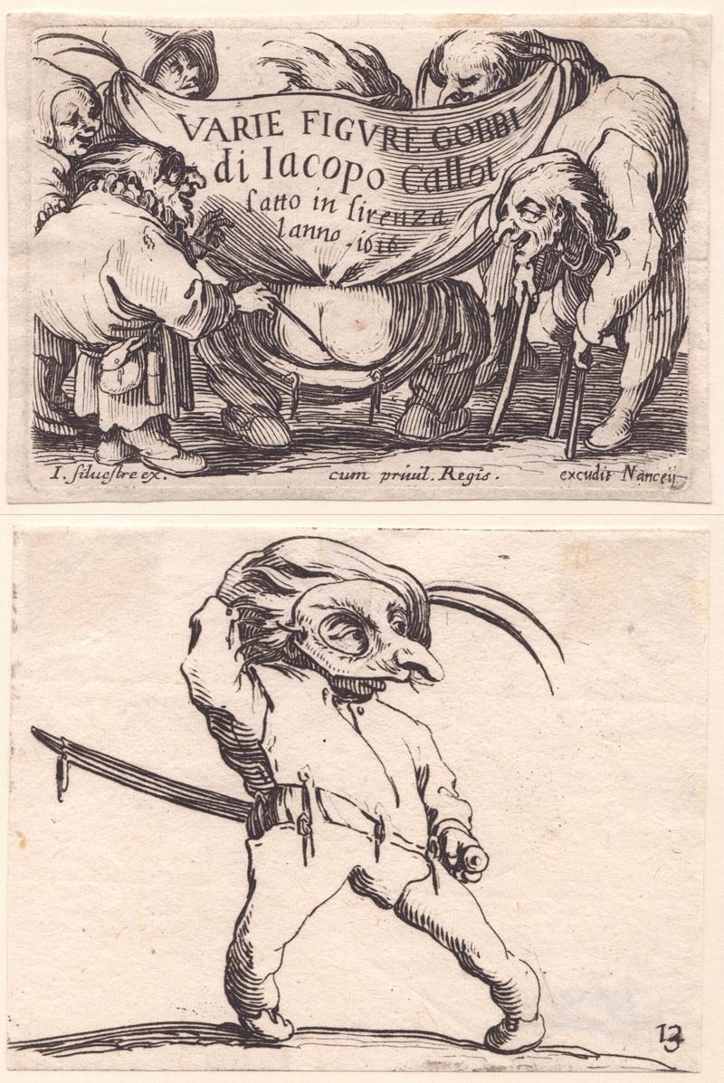 Varie Figure Gobbi di Iacopo Callot
