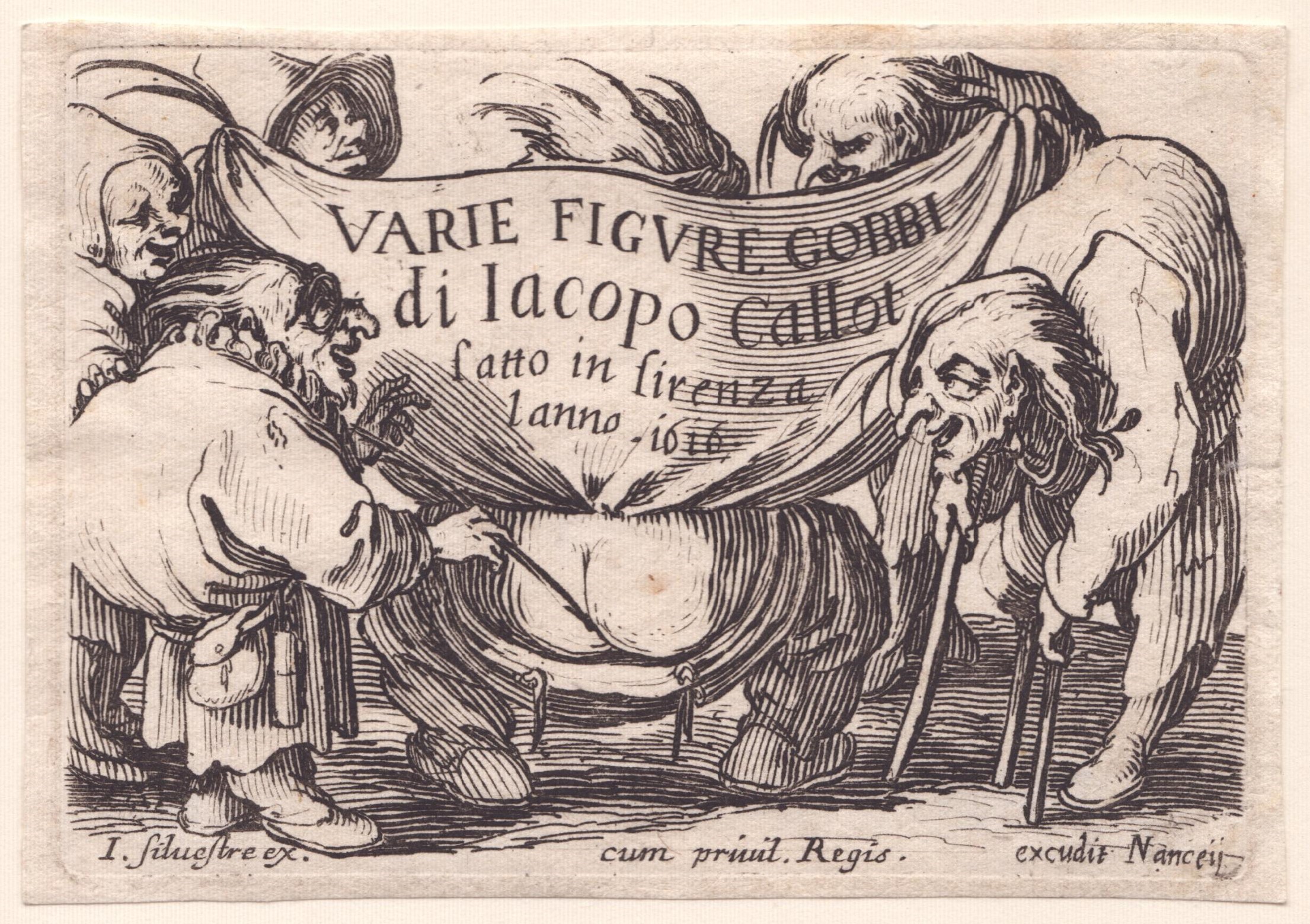 Varie Figure Gobbi di Iacopo Callot