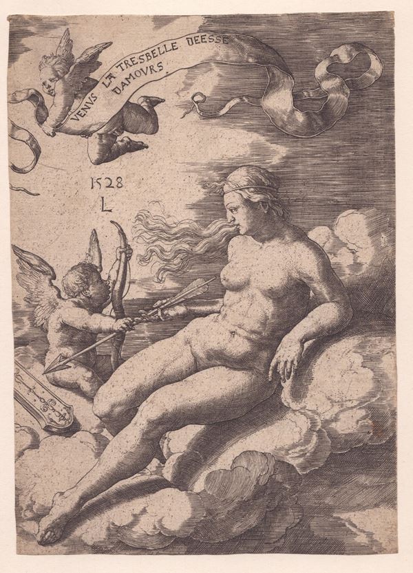 Lucas van Leyden - Venus and Cupid