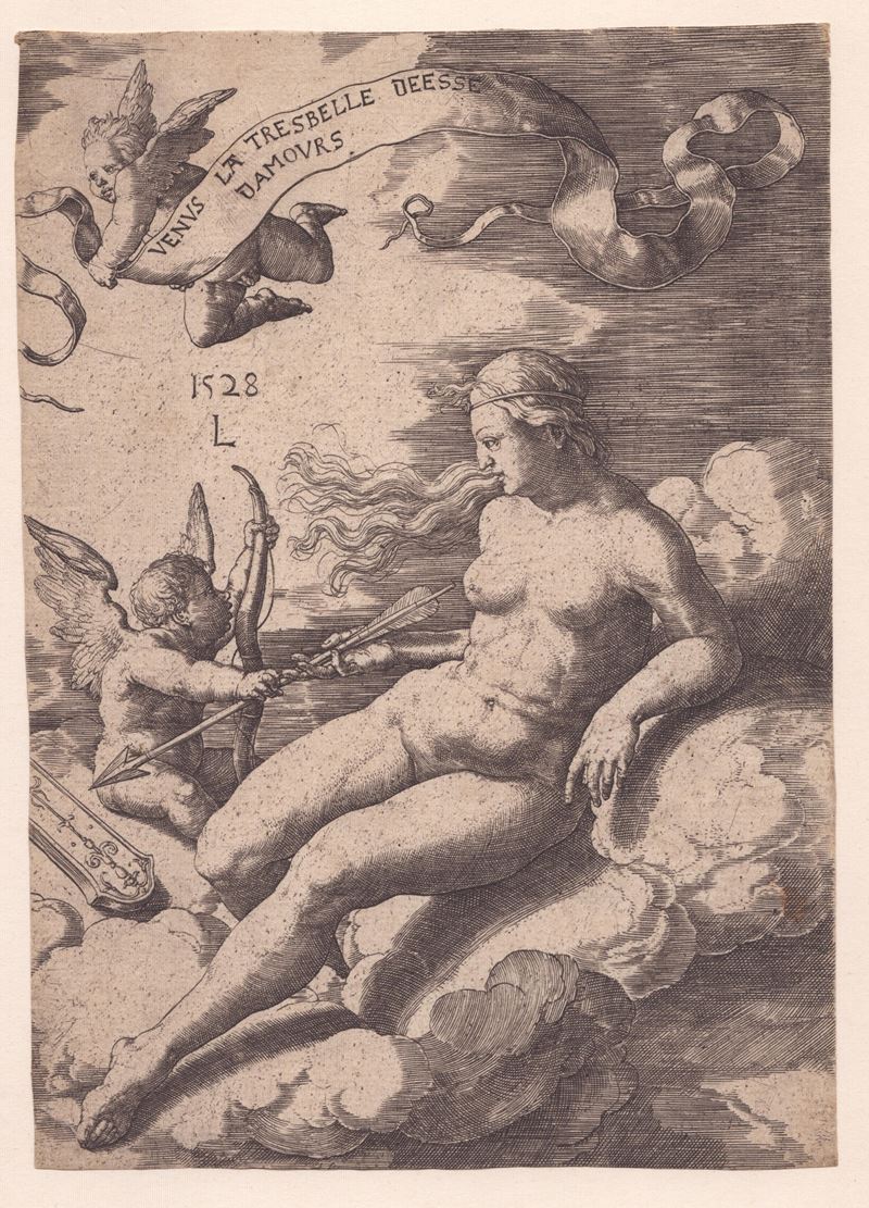 Lucas Van Leyden - Venere e Cupido