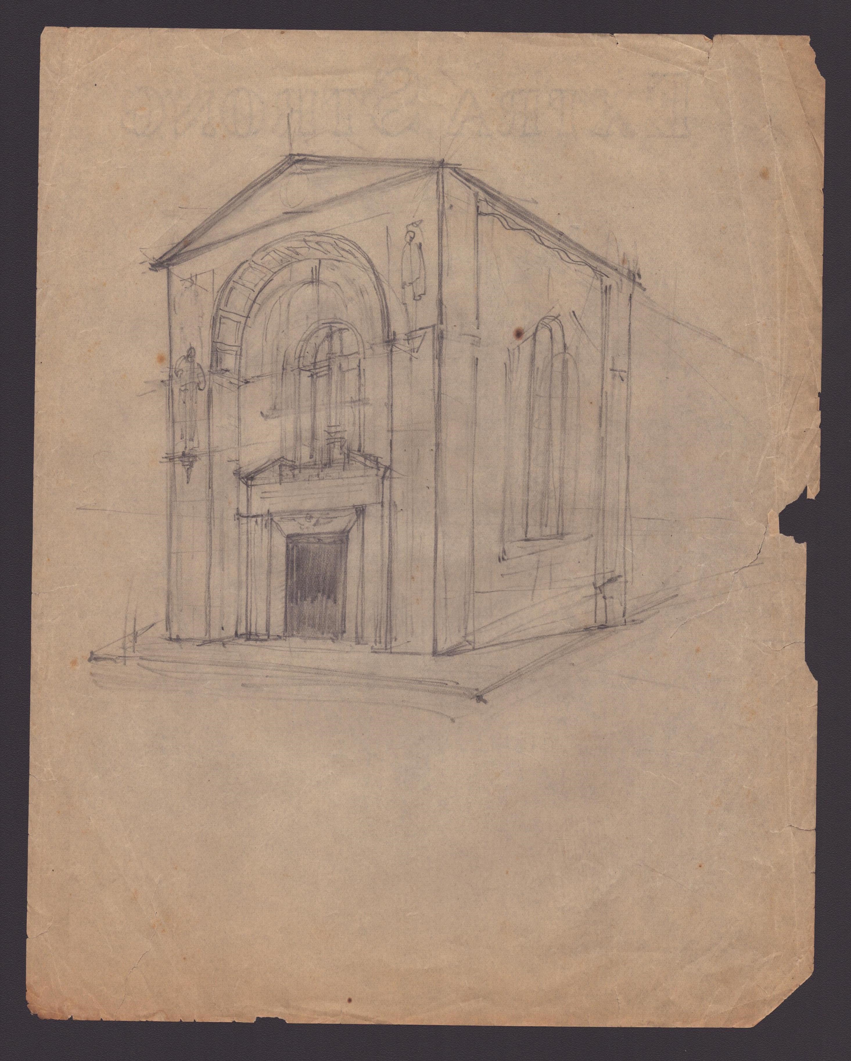 Marcello Piacentini (roma, 1881 - 1960) - Fondo di 17 Studi Architettonici