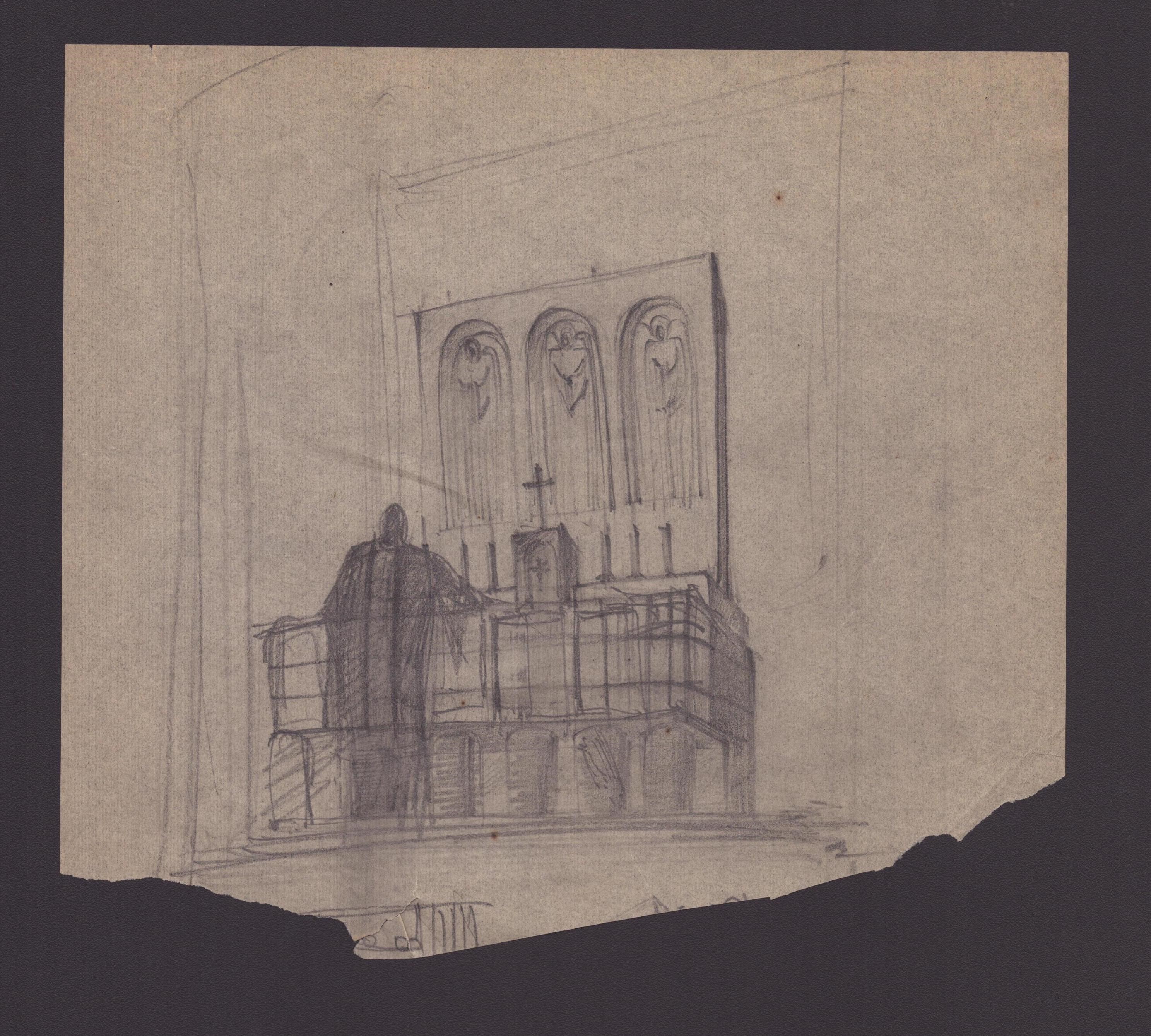 Marcello Piacentini (roma, 1881 - 1960) - Fondo di 17 Studi Architettonici