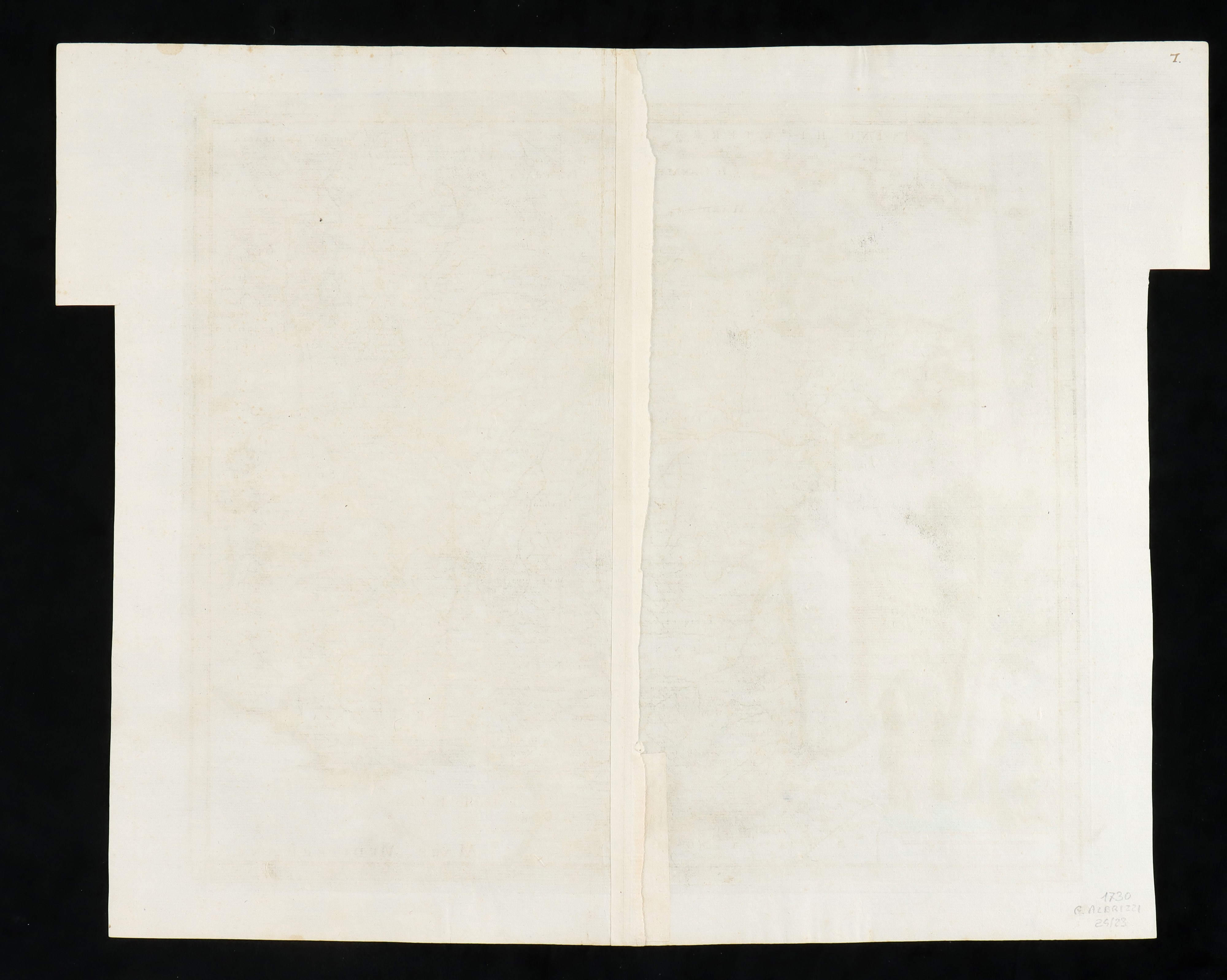 Giovambattista Albrizzi - Carta Geografica del Regno di Francia