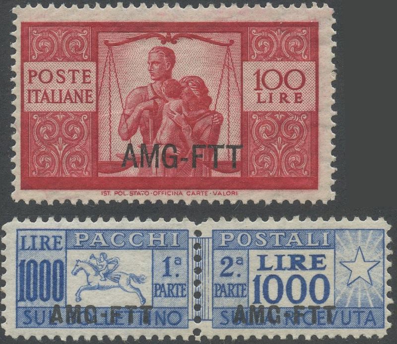Collezione di francobolli, Trieste - Zona A, 1947