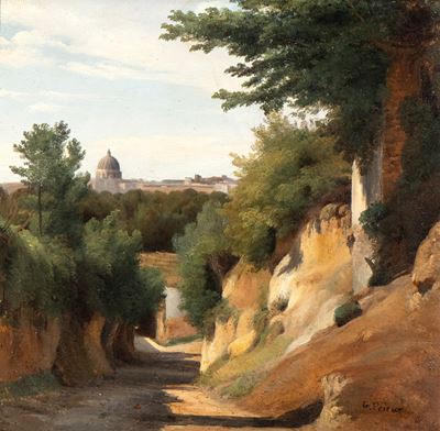 Veduta di San Pietro da Via del Passo Oscuro
