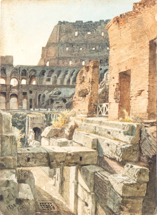 Pietro Sassi - View of the interior of the Colosseum