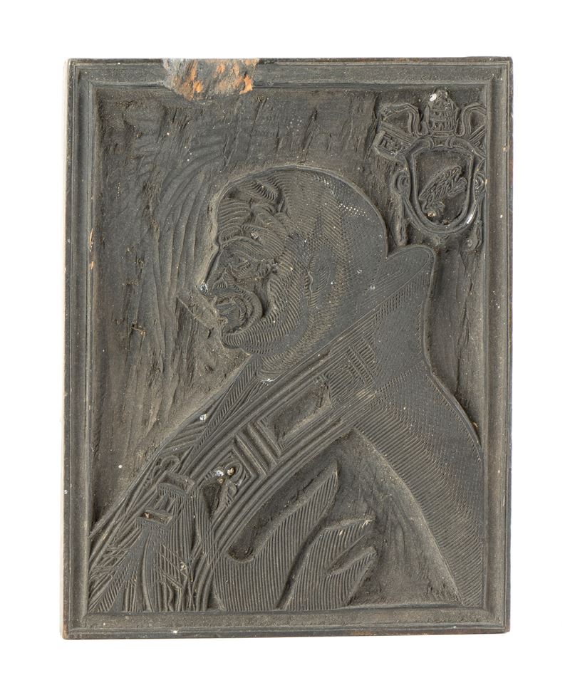 Matrice in Legno – Lucio II (gherardo Caccianemici Dall'orso, 1100-1145)