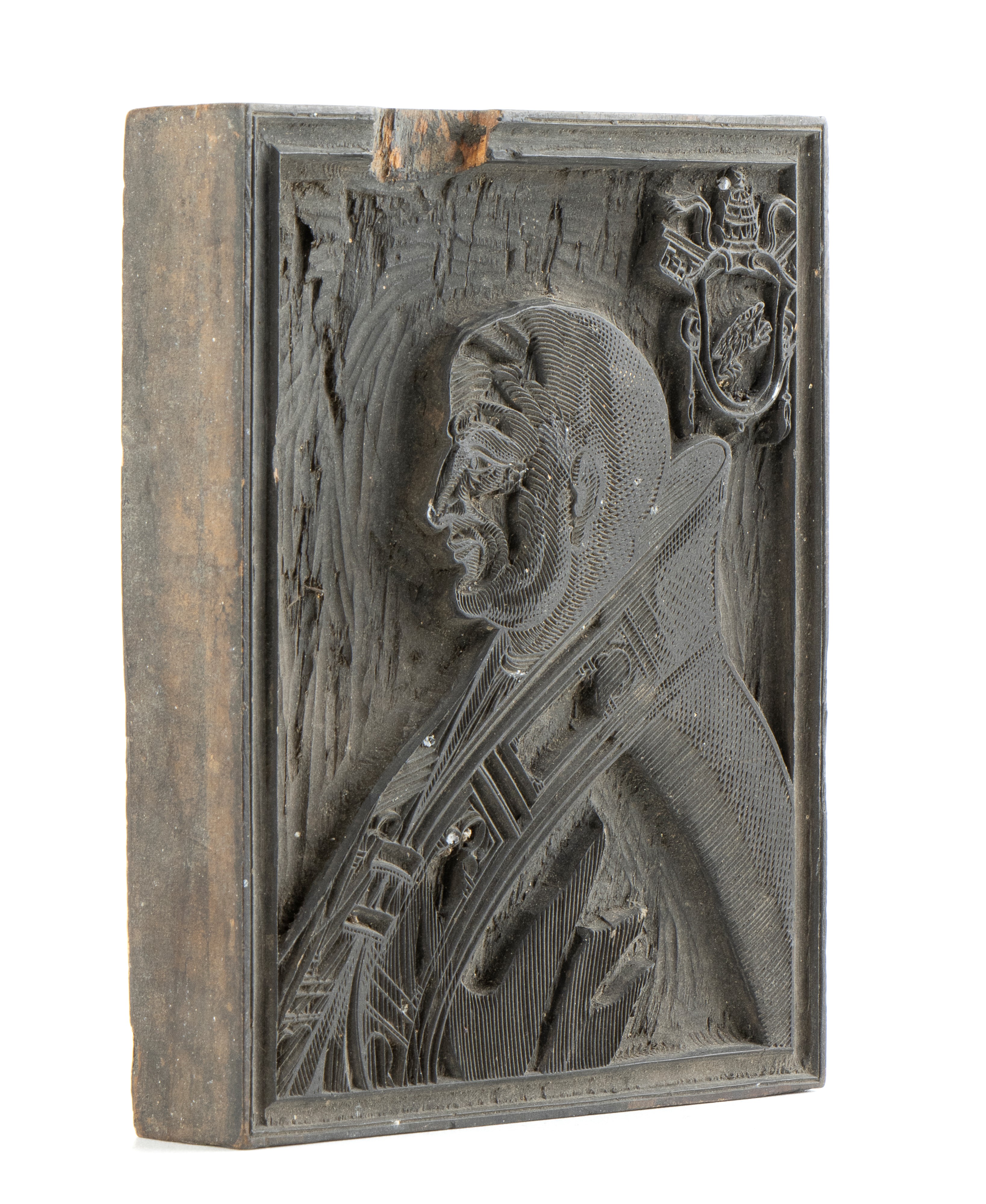 Matrice in Legno – Lucio II (gherardo Caccianemici Dall'orso, 1100-1145)