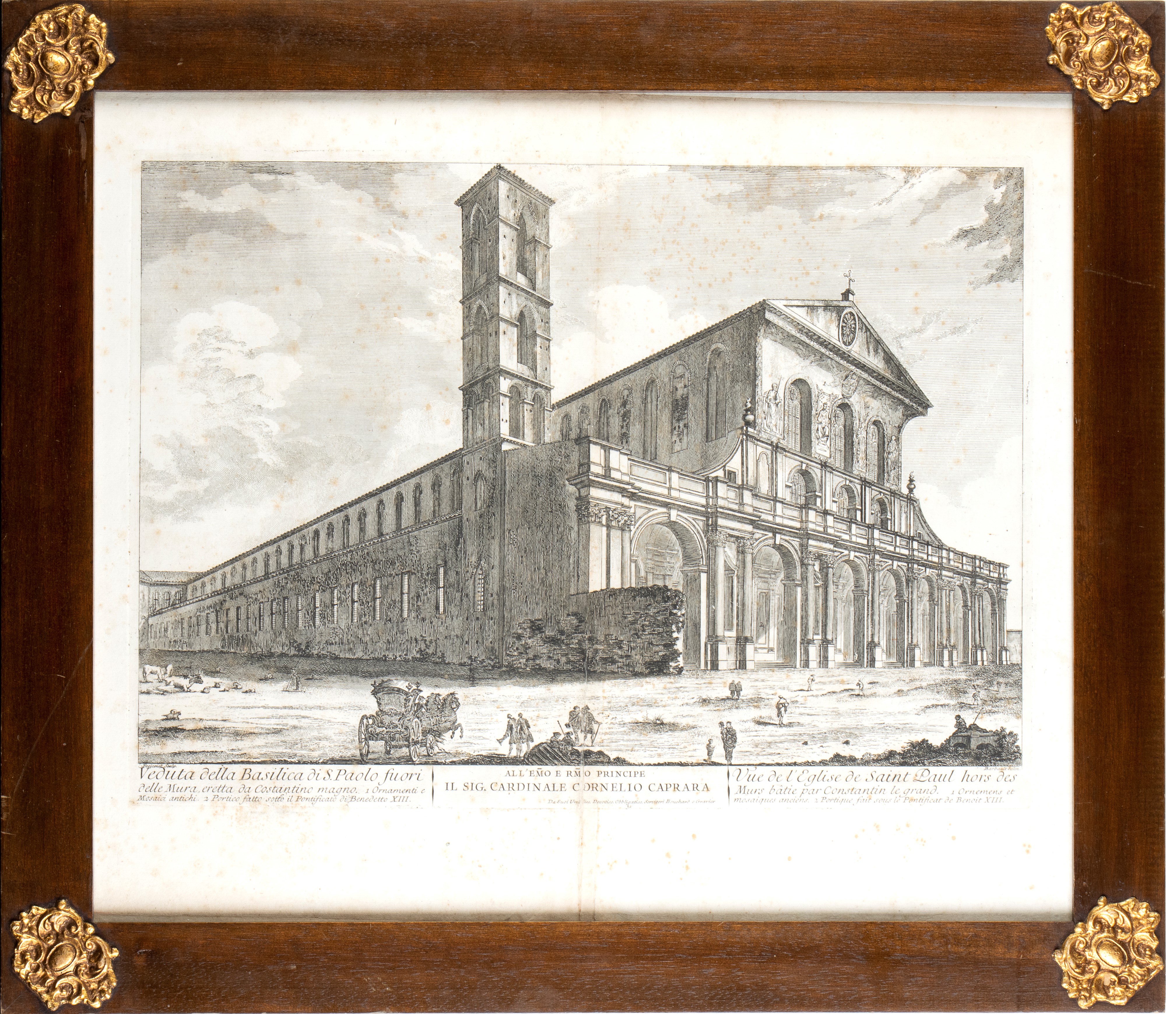 Freicenet, Jean Barbault - Veduta della Chiesa di San Sebastiano Fuori delle Mura | Veduta della ...