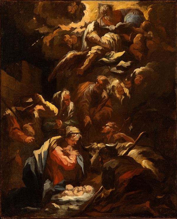 Artista fiorentino, prima met&#224; XVIII secolo - Adoration of the Shepherds
