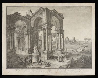 Capriccio con Rovine Antiche