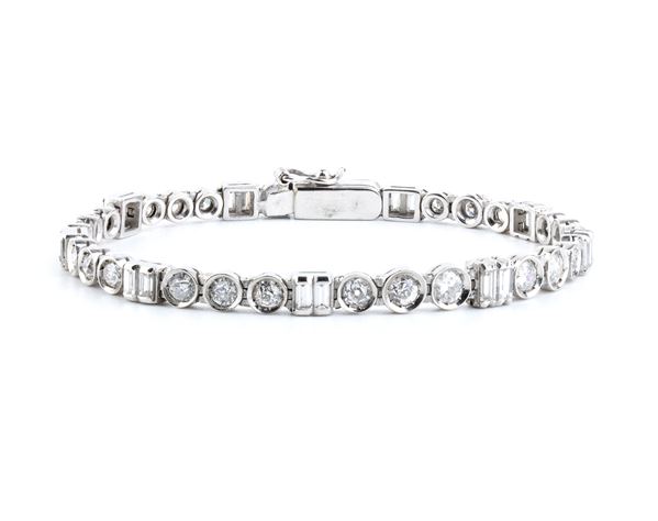 Diamond gold Tennis bracelet