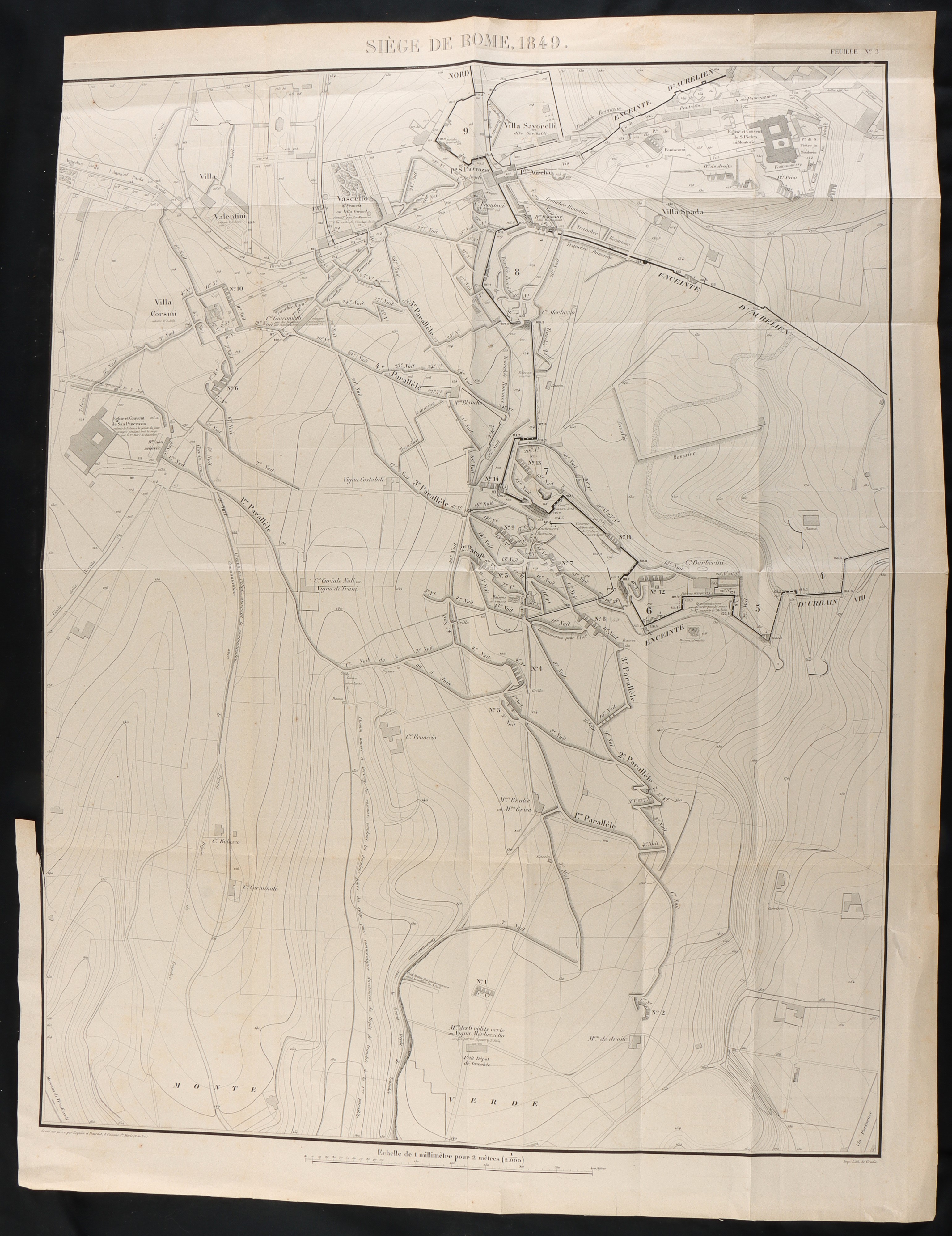 Mappa di Roma (trastevere, Monteverde)