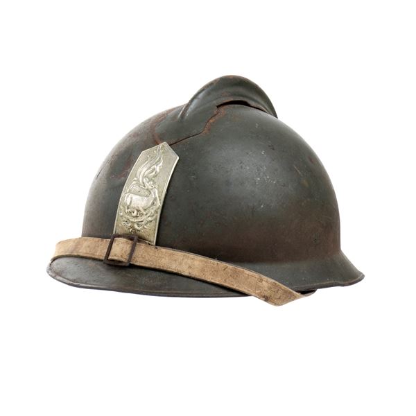 A CHEMICAL SERVICE STEEL HELMET