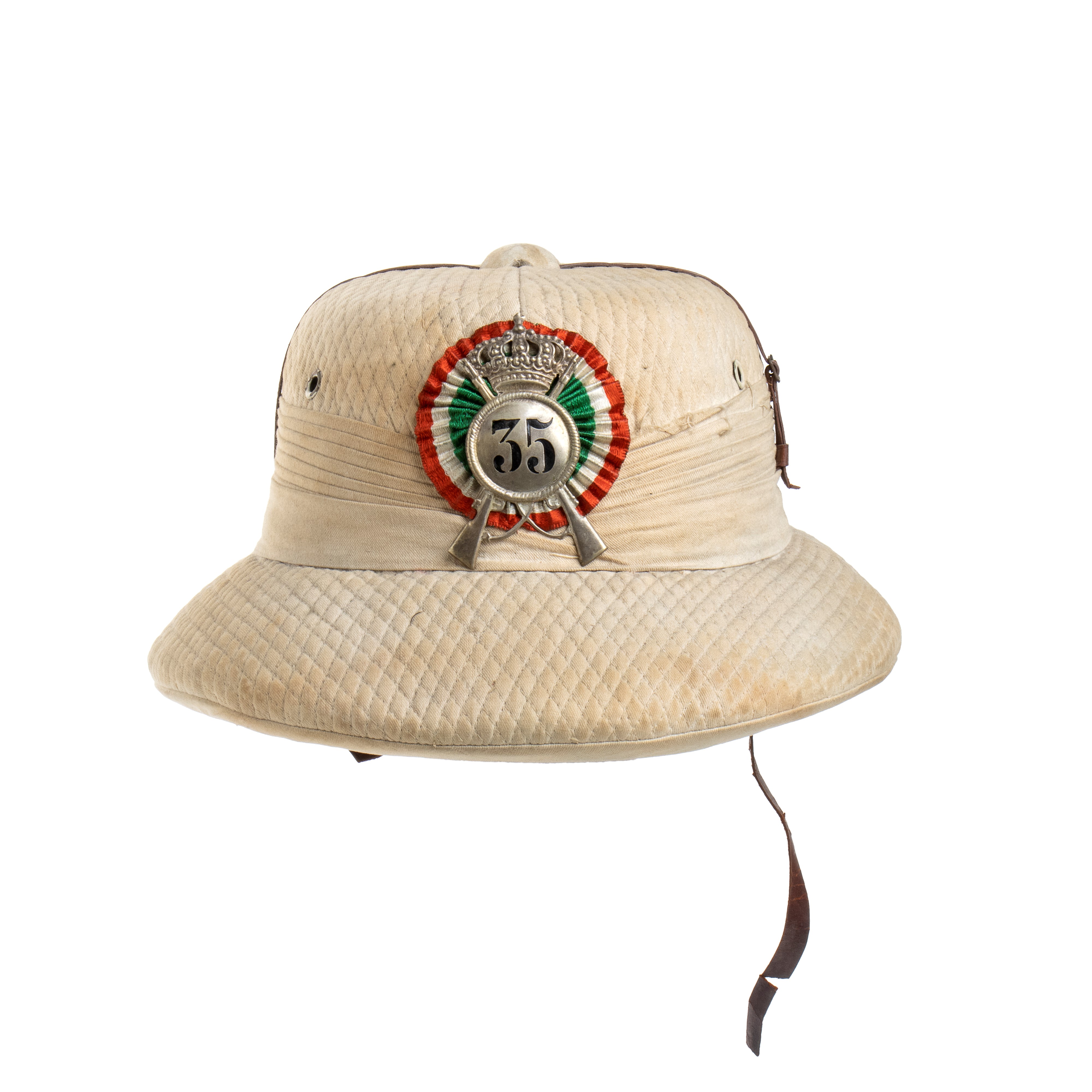 Casco Coloniale Uff. Libia Brigata Pistoia