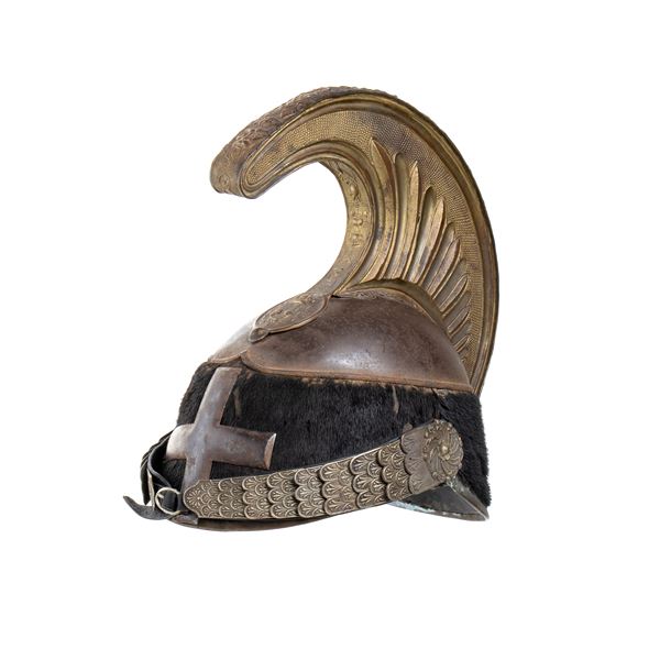 A DRAGOON'SHELMET, KING UMBERTO AGE