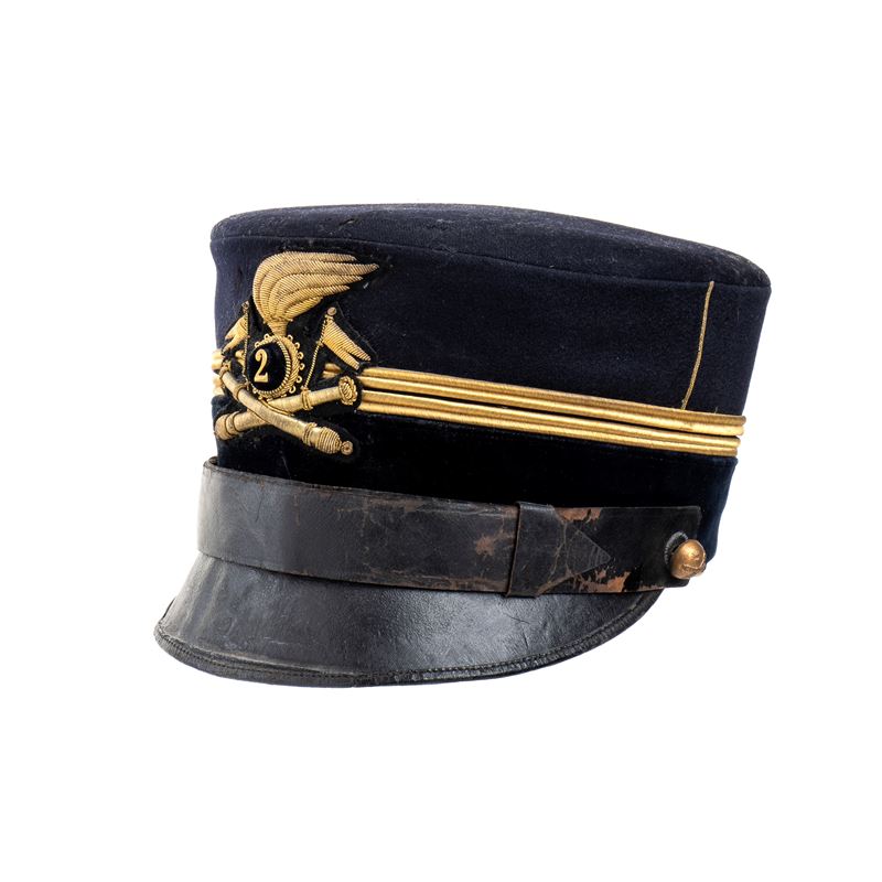 Berretto M. 1903 da Sottotenente Dell' Artglieria da Costa
