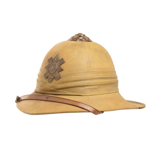 42°REGIMENT ON FOOT PITH HELMET