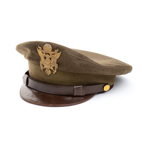 A WW2 USA OFFICER?S PEACK CAP