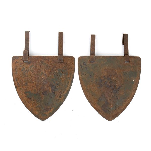 PAIR OF LIPPMANN GUARDS