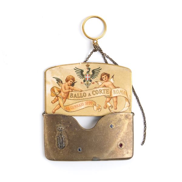 CARNET DI BALLO A CORTE 1899