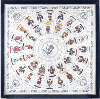 Foulard Cavalleria in Cornice