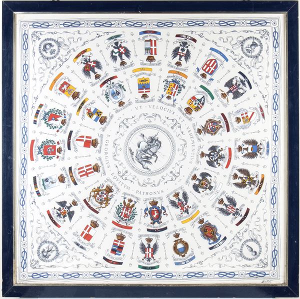FOULARD CAVALLERIA in cornice
