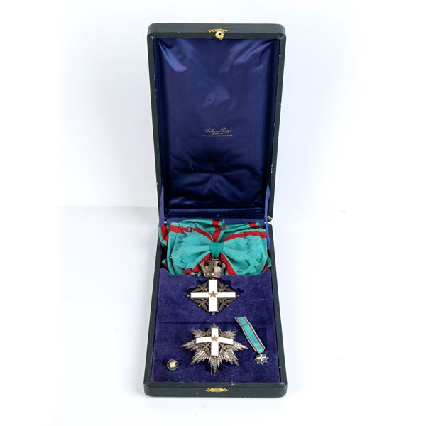 ORDER OF MERIT, REPUBLIC OF ITALY, GRAND CROSS, CASED