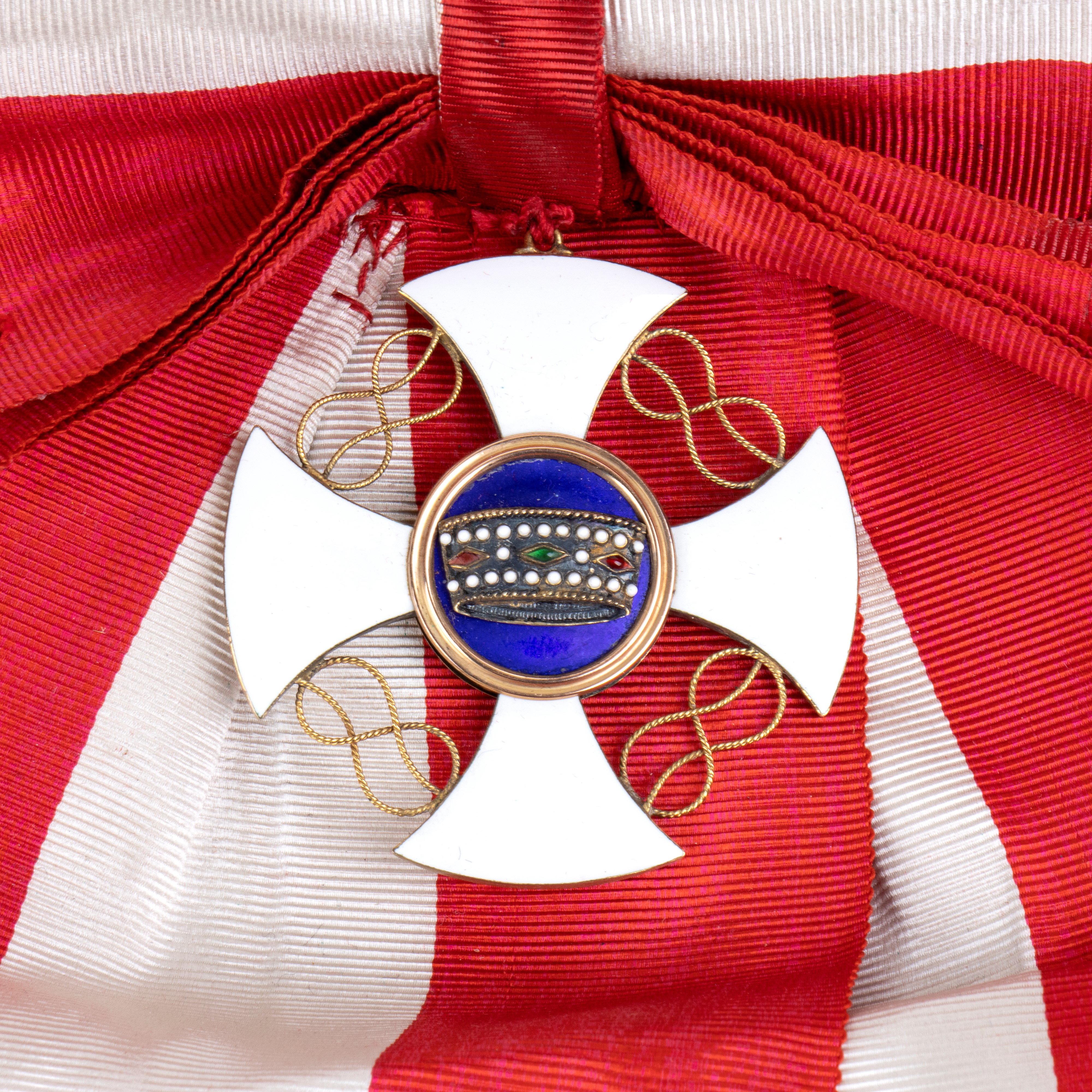 Ordine della Corona D'italia, Fascia di Gran Croce con Pendente