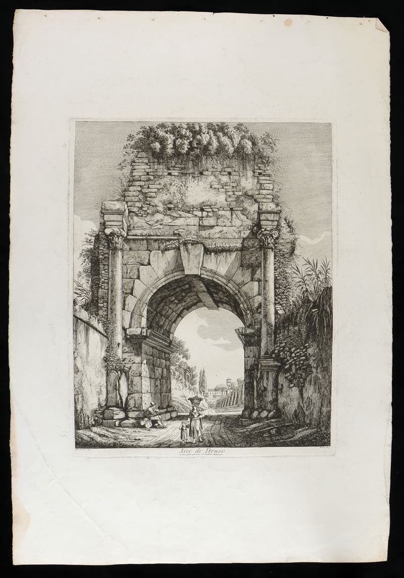 Luigi Rossini - Arco di Druso