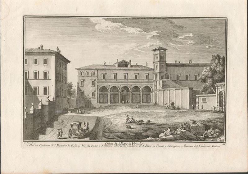 Giuseppe Vasi - Chiesa di S. Pietro in Vinculis