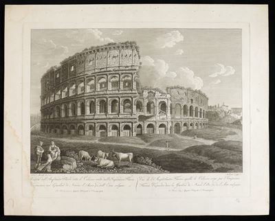 Veduta Dell'anfiteatro Flavio Detto il Coloseo