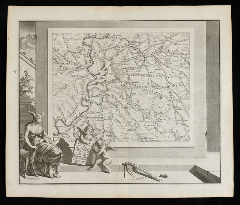 Raffaele Fabretti - Urbis Cum Vicis Seu Pagis Adiacentibus Descriptio Dissertationi III. De Aq. E...