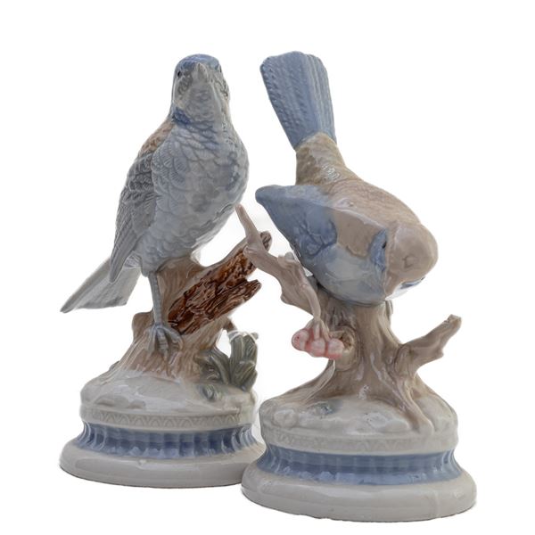 Pair of birds,  (mid 20th century)  - Auction Smart Auction: furniture, paintings, sculptures, silver and more at affordable prices - Bertolami Fine Art - Casa d'Aste