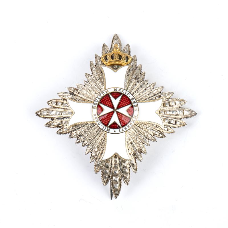 Ordine Militense, Placca di Grandufficiale Epoca Pio XII