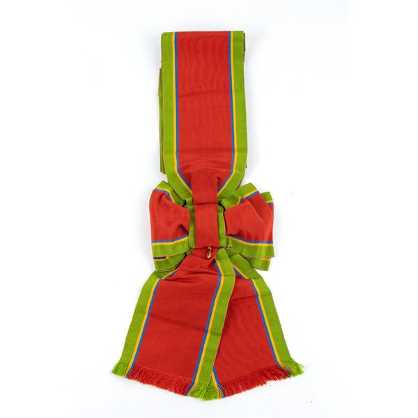 Order of the white elephannt, a Grand Cross scarf