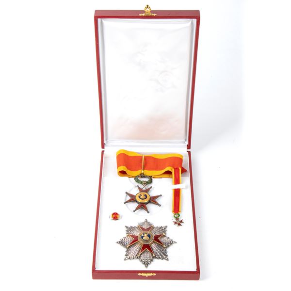 Order of St. Gregorius, grandofficer's set