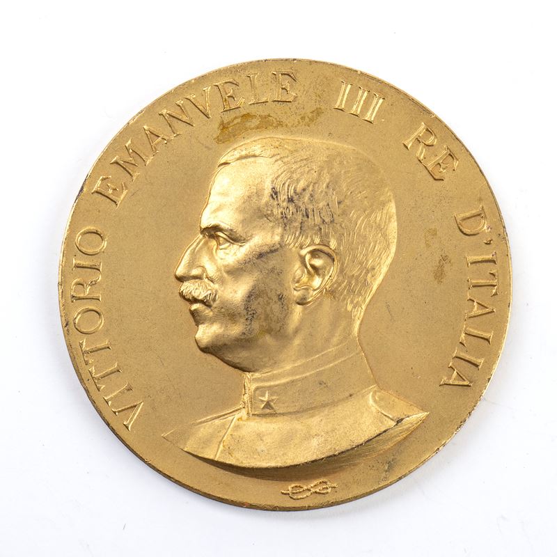 Medaglia da Tavolo Regno Emanuele III, Esposizione Mostra Firenze 1929