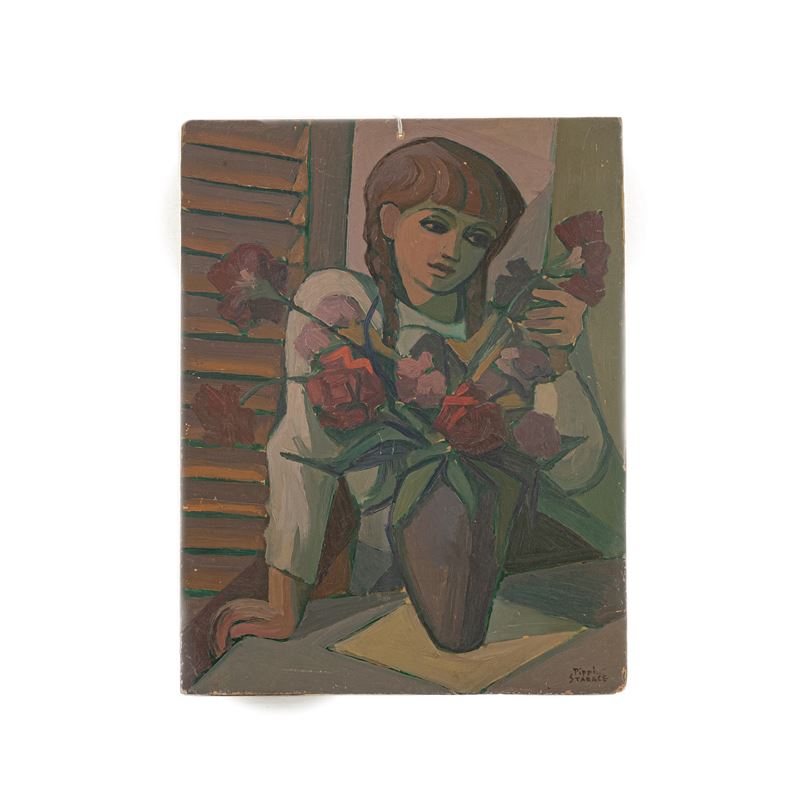 Giuseppe Pippi ( Starace) - Bimba e Fiori