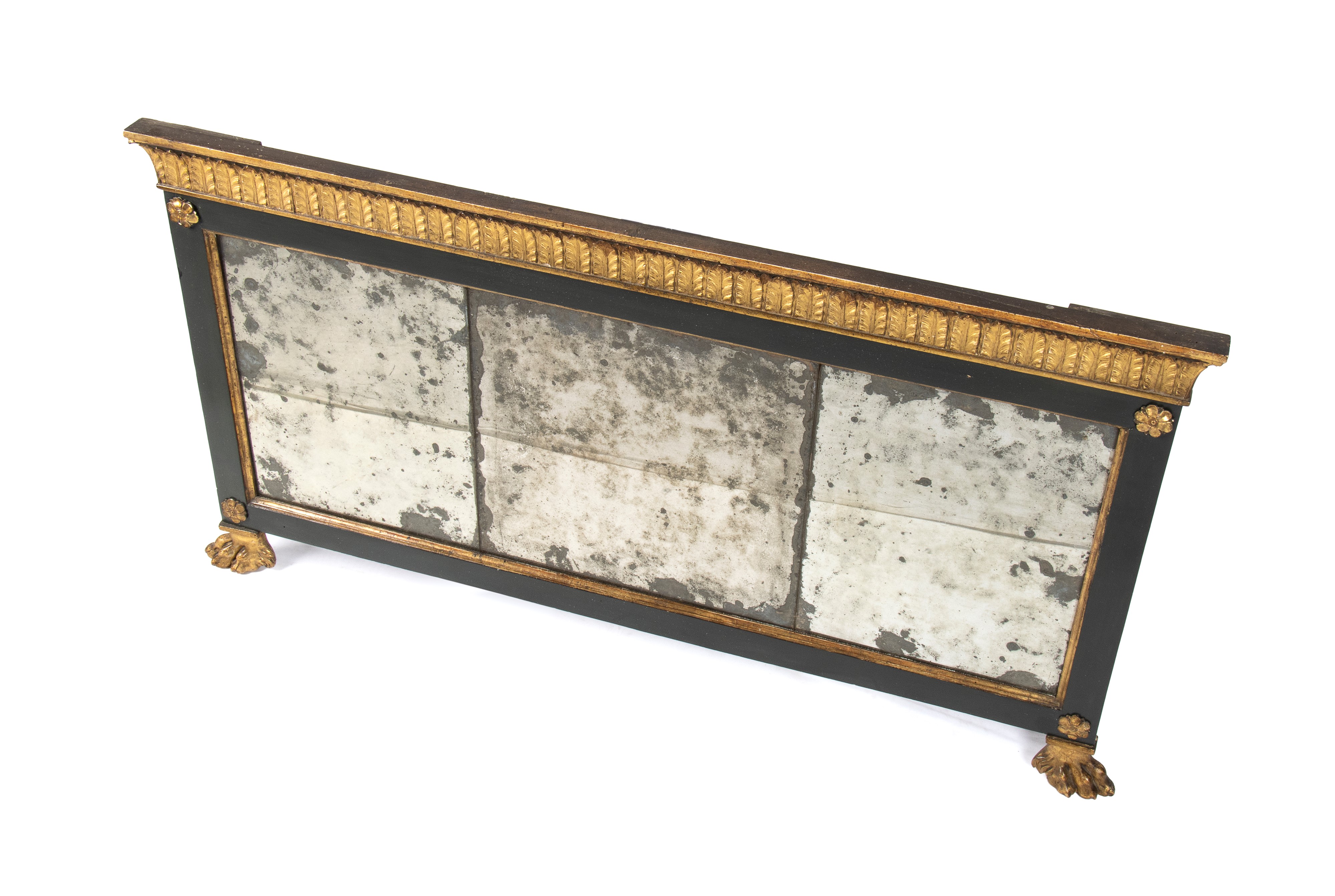 Caminiera Italiana Impero in Legno di Noce