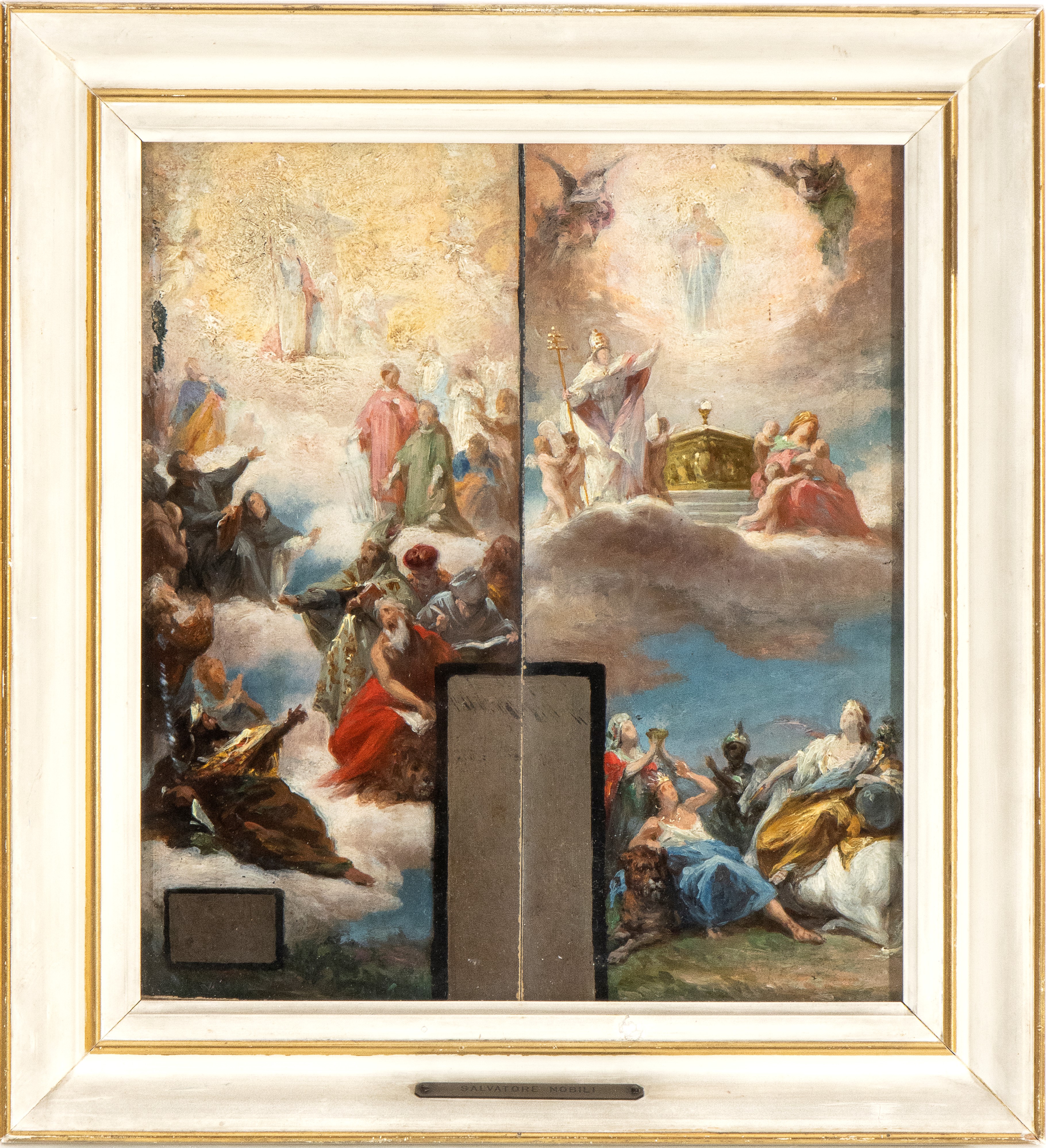 Salvatore Nobili - Bozzetto Pittorico per la Decorazione Parietale di una Chiesa