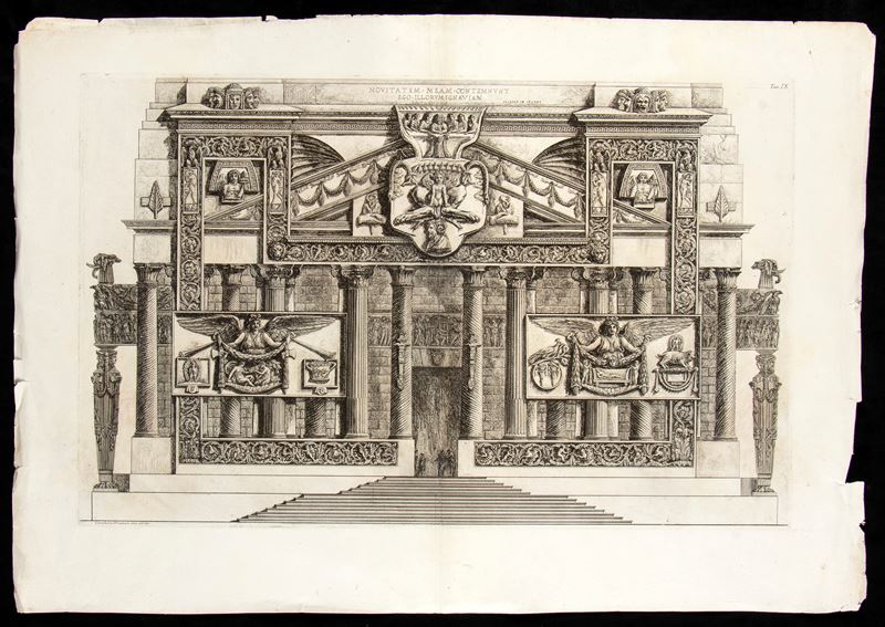 Giovanni Battista Piranesi - Capriccio Architettonico da "osservazioni"