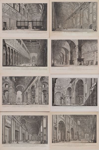 Vedute delle Quattro Principali Basiliche e Monumenti di Roma nel XVIII Secolo