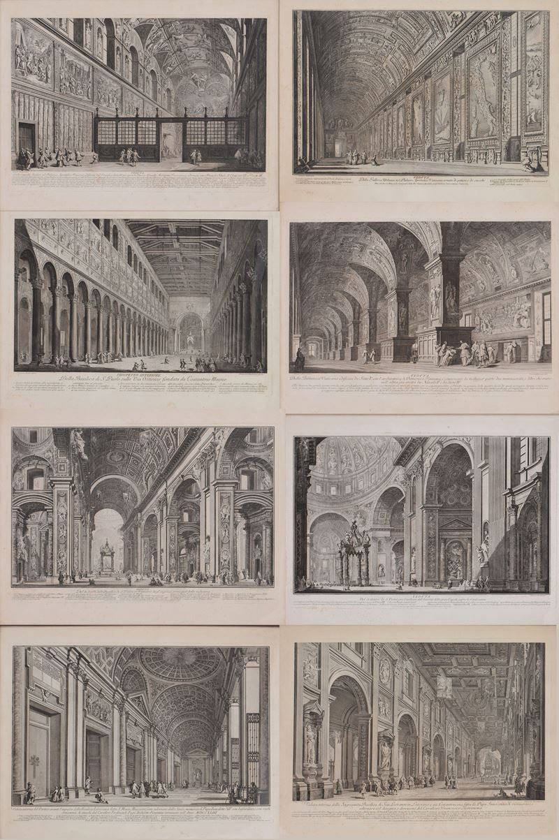 Francesco Barbazza (1771-1789 (fl.)), Pier Lorenzo Mangini (1691ca.-1795), Giuseppe Vasi - Vedute...