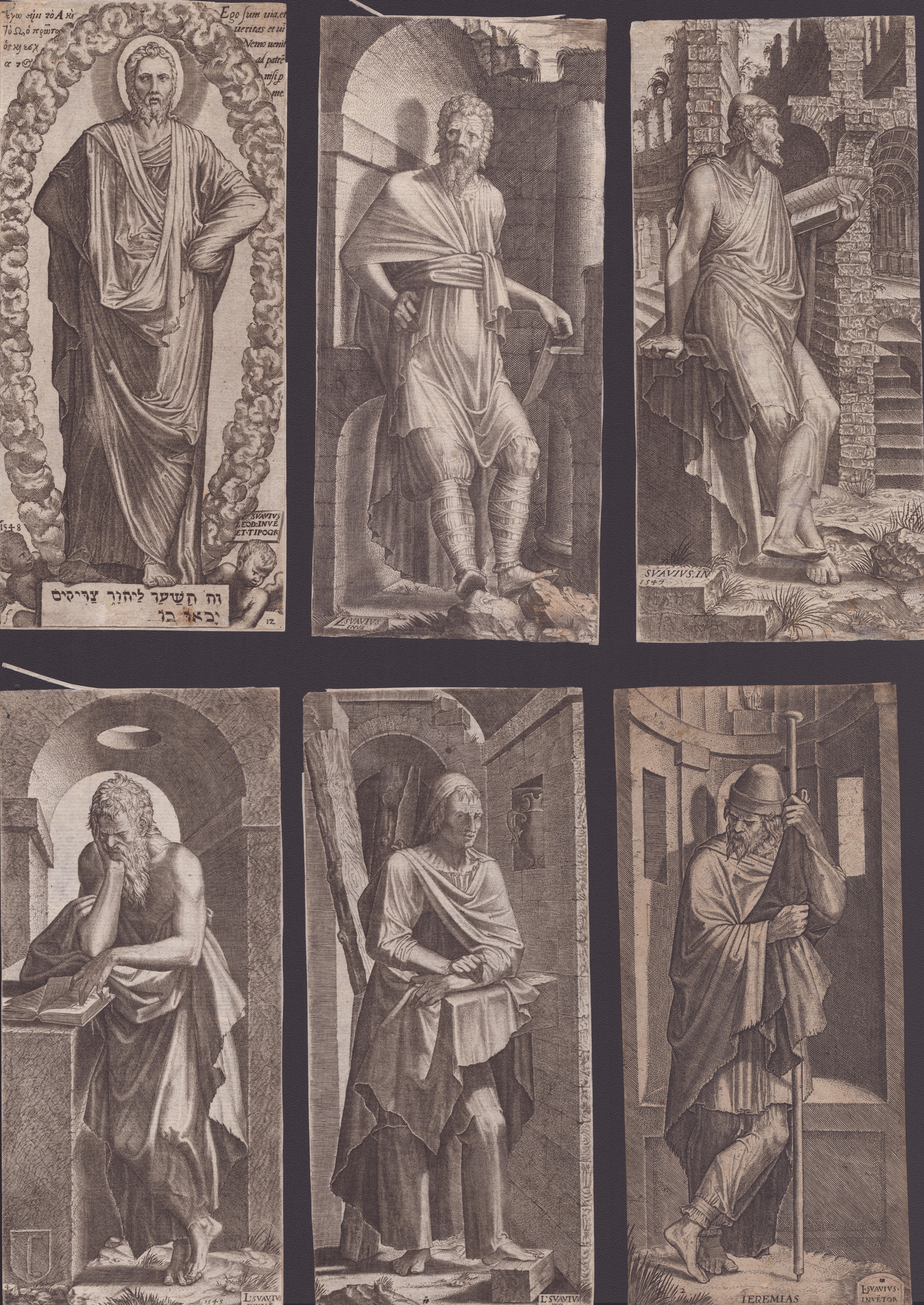 Lambert Suavius Zutman - Cristo e gli Apostoli