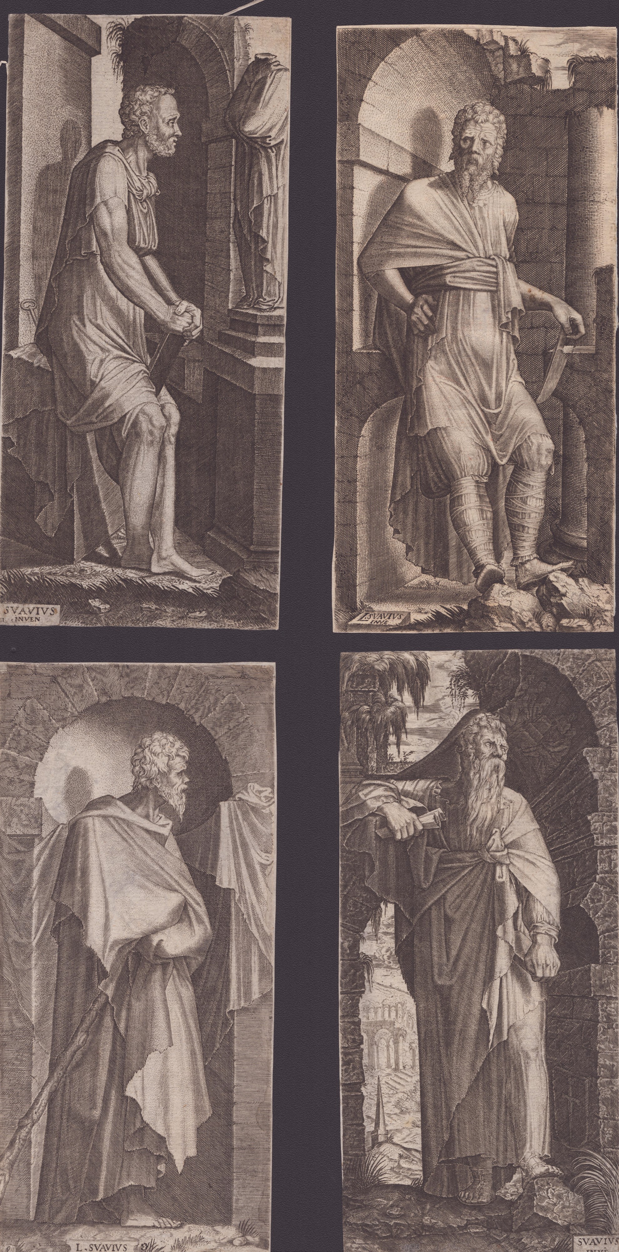 Lambert Suavius Zutman - Cristo e gli Apostoli