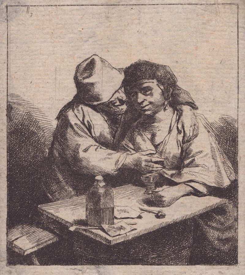 Cornelis Bega - Un Uomo che Abbraccia una Donna