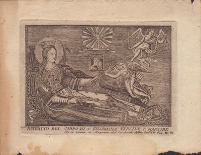 Ritratto del Corpo di S. Filomena Vergine e Martire