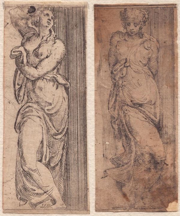 Angelo Falconetto - Caryatid | Young woman