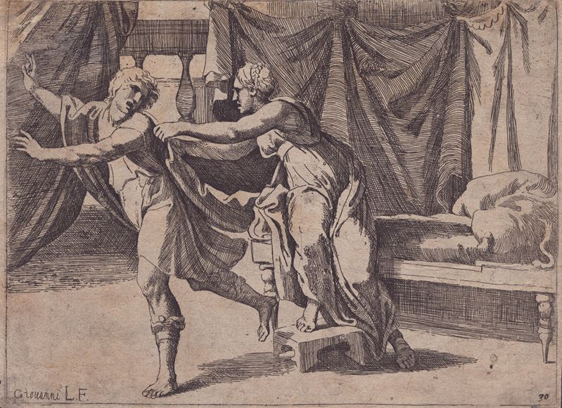 Giovanni Lanfranco - Giuseppe e la Moglie di Putifarre